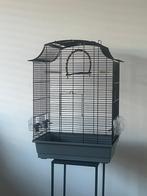 Vogelkooi compleet 51x30x60,5cm zwart grijs helemaal nieuw, Dieren en Toebehoren, Vogels | Overige Vogels, Meerdere dieren, Tropenvogel