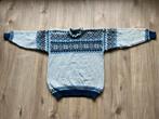 Nordstrikk Noorse wollen trui mt L, Maat 52/54 (L), Nordstrikk, Blauw, Ophalen of Verzenden