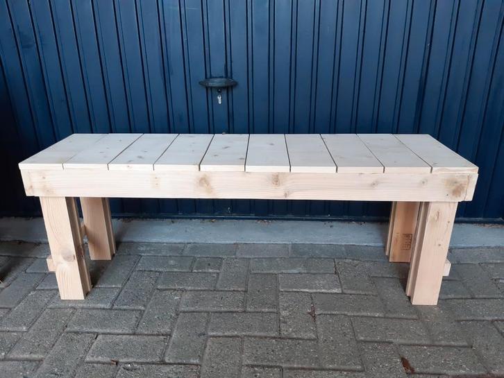 Houten bankje, bankje,tuinbankje,gerecycled hout., Huis en Inrichting, Overige Huis en Inrichting, Nieuw, Ophalen