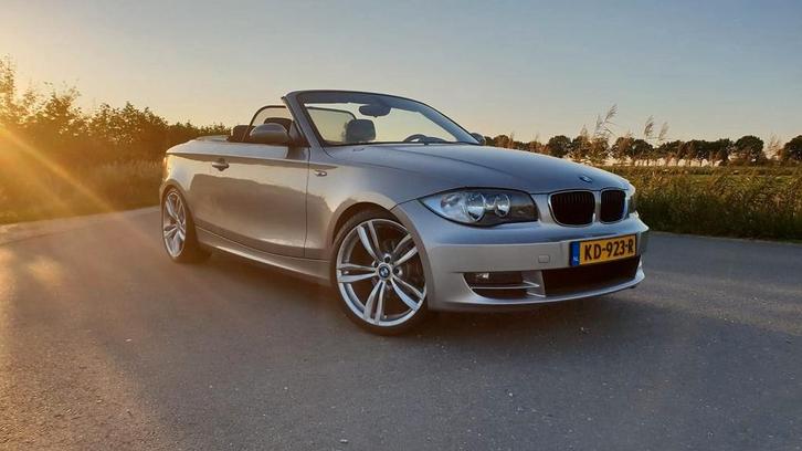 BMW 1-Serie 2.0 118I Cabrio 2008 Grijs, Auto's, BMW, Particulier, 1-Serie, Benzine, B, Cabriolet, Handgeschakeld, Geïmporteerd