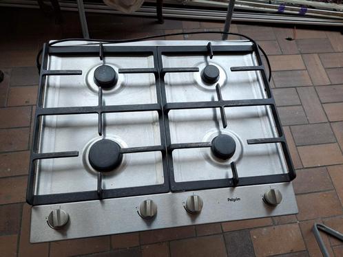 Gaskookplaat 4-pits gebruikt, Witgoed en Apparatuur, Kookplaten, Gebruikt, Inbouw, Gas, 4 kookzones, Ophalen
