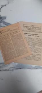 Vrij Nederland 1945 NBS verzet, Verzamelen, Militaria | Tweede Wereldoorlog, Ophalen of Verzenden, Nederland, Embleem of Badge