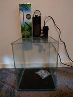 Dennerle Nano cube 20 liter, Dieren en Toebehoren, Vissen | Aquaria en Toebehoren, Ophalen, Zo goed als nieuw, Leeg aquarium
