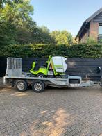 Grillo FD 450  hooglosser met transport aanhanger., Tuin en Terras, Zitmaaiers, Ophalen, Grillo, Zo goed als nieuw, Opvangbak