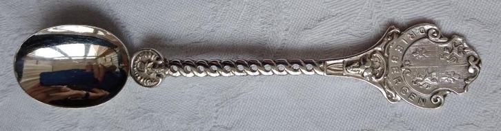 Zilveren theelepel Driebergen Massief 835 zilver, Antiek en Kunst, Antiek | Goud en Zilver, Zilver, Ophalen of Verzenden