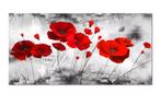 Nieuwe canvas van red rose 50 x 150 cm, Nieuw, 125 cm of meer, Ophalen of Verzenden, Print