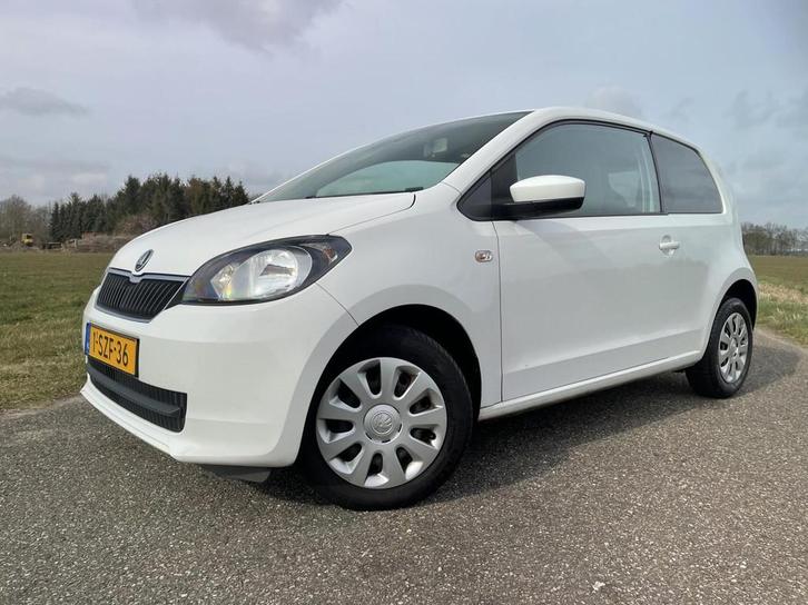 Skoda Citigo 1.0 Ambition Automaat - Navi - 1e Eigenaar - St, Auto's, Skoda, Bedrijf, Te koop, Citigo, ABS, Airbags, Airconditioning