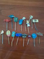 Totaal 18 speldjes, Verzamelen, Speldjes, Pins en Buttons, Ophalen of Verzenden, Zo goed als nieuw, Speldje of Pin