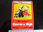 sticker danscentrum Gerrie van Dijk kampen fc knudde, Verzamelen, Verzenden, Zo goed als nieuw, Bedrijf of Vereniging