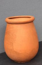 Hoge 50cm grote dikke terracotta pot vaas Franse handwerk, Tuin en Terras, 40 cm of meer, Rond, Binnen, Ophalen of Verzenden