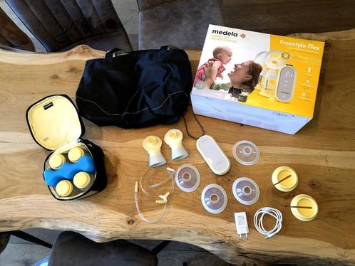 Medela Freestyle Flex elektrisch + Mam handkolf +accessoires, Kinderen en Baby's, Babyvoeding en Toebehoren, Gebruikt, Borstkolf