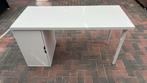 Te koop wit bureau met Alex kast IKEA, Ophalen, Gebruikt