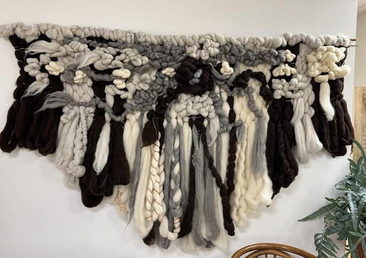 Uniek groot wollen wandkleed, Huis en Inrichting, Woonaccessoires | Wanddecoraties, Nieuw, Ophalen of Verzenden