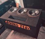 Ground Zero Triple subwoofer custom kist Auto versterker, 33 - 40 uur, Overige niveaus, Vanaf 10 jaar, Overige vormen