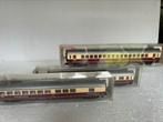 Fleischmann SET 3 Personenrijtuigen van de DB, Gelijkstroom, Fleischmann, Wagon, Ophalen of Verzenden