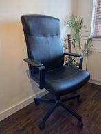 Leren bureaustoel IKEA – Zo goed als nieuw, Zwart, Ophalen of Verzenden, Zo goed als nieuw, Bureaustoel
