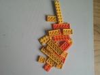 Plaatjes 2x8, 2x6, 2x4, 2x3 en 2x2. Geel, oranje, Verzenden, Gebruikt, Lego