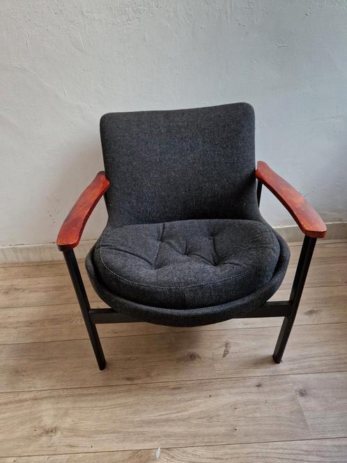 Deense designstoel vintage retro jaren 60 70 Ib Kofod Larsse, Huis en Inrichting, Fauteuils, Zo goed als nieuw, Ophalen