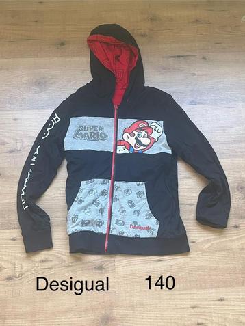 Desigual Super Mario Hoodie Maat 140 beschikbaar voor biedingen