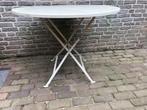 Oude tuintafel brocante, Tuin en Terras, Tuintafels, Ophalen, Gebruikt, Rechthoekig, Hout