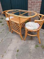 Rotan tuinsetje/ Lounge setje., Tuin en Terras, Tuinsets en Loungesets, Overige materialen, Bijzettafel, Zo goed als nieuw, Loungeset