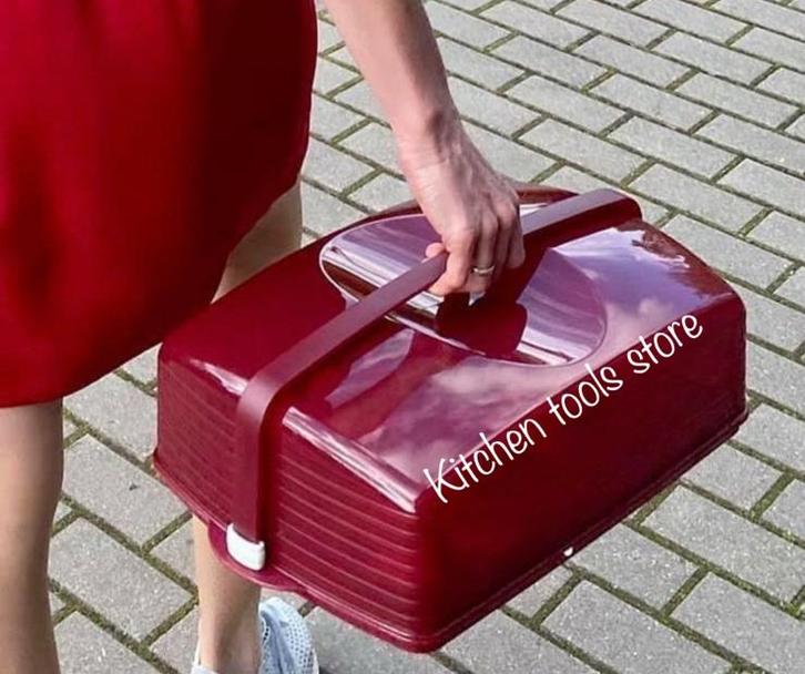 Tupperware xl partyplateu gebakschaal taartdoos 10L laatste, Huis en Inrichting, Keuken | Tupperware, Nieuw, Bak of Kom, Ophalen of Verzenden