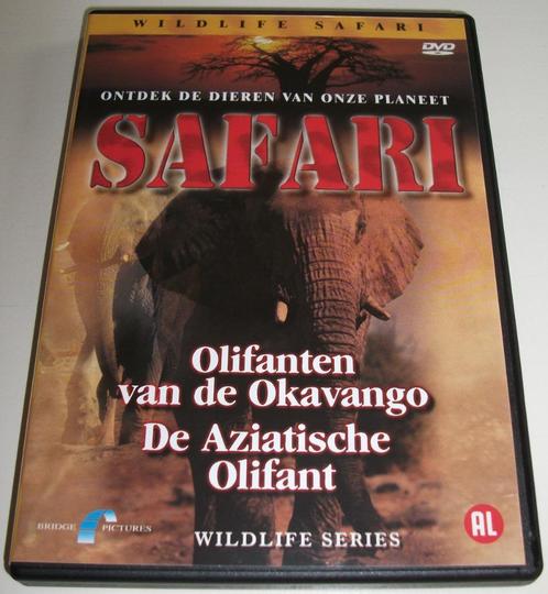 Dvd *** SAFARI *** Wildlife Series Deel 4 Olifanten, Cd's en Dvd's, Dvd's | Documentaire en Educatief, Zo goed als nieuw, Natuur