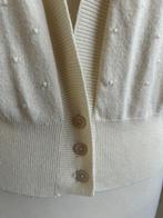 King Louie maat XL creme wit cardigan vest 2212, Wit, Maat 46/48 (XL) of groter, Ophalen of Verzenden, Zo goed als nieuw