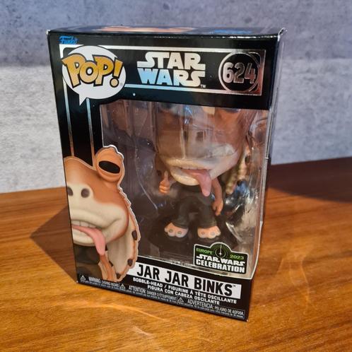 Funko Pop Jar Jar Binks #624 - Star Wars Celebration 2023, Verzamelen, Poppetjes en Figuurtjes, Nieuw, Ophalen of Verzenden