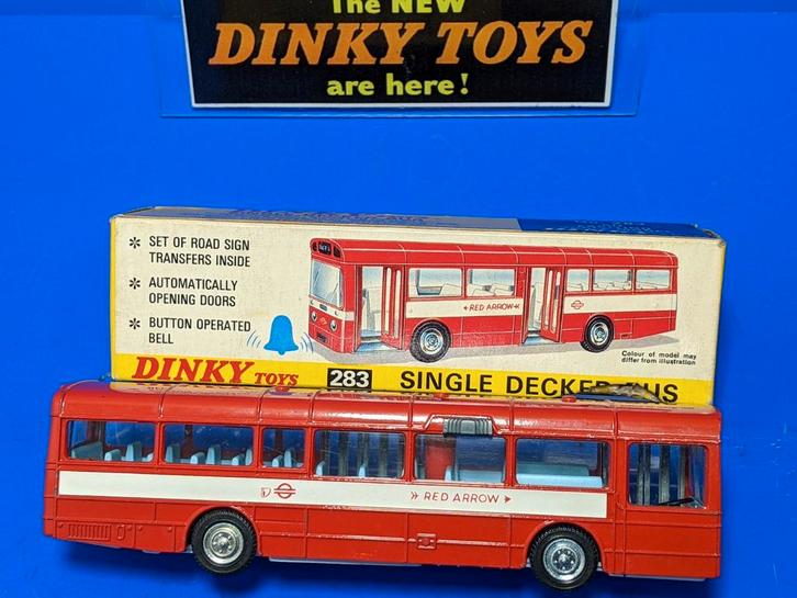 Dinky Toys #283 Single Decker Bus & Orginele Doos  '71 - '77, Hobby en Vrije tijd, Modelauto's | 1:43, Zo goed als nieuw, Dinky Toys