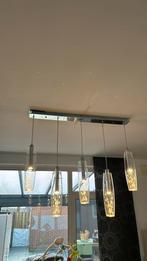 Design hanglamp met glas, Ophalen of Verzenden, Zo goed als nieuw