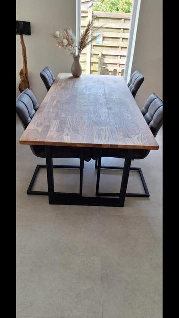 Inrichting Hardhout Alcantara:Tafels+4x Stoel+Bank+Rlxstoel  beschikbaar voor biedingen
