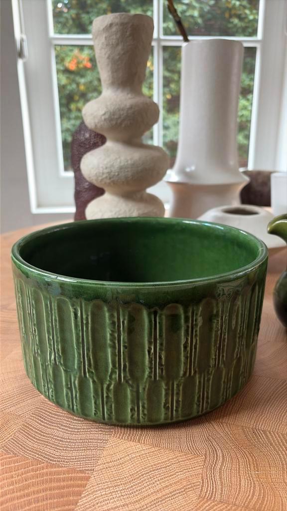 Groen / antiek / vintage / aardewerk diverse schalen, Antiek en Kunst, Antiek | Keramiek en Aardewerk, Ophalen of Verzenden