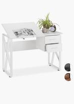 bureau kantelbaar - met opbergruimte - 2 lades - verstelbaar, Ophalen, Duitsland, Info@relaxdays.nl, Relaxdays