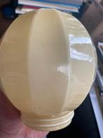 Bol met ribben beige plafonniere thabur zonder armatuur, Ophalen of Verzenden