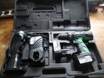 Hitachi DS 14DCL met 2 accu's en lamp, Doe-het-zelf en Verbouw, Ophalen of Verzenden, Gebruikt, Boor- en Schroefmachine, Variabele snelheid