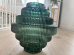 Prachtige groene vaas, Rond, Ophalen of Verzenden, Zo goed als nieuw, Minder dan 25 cm