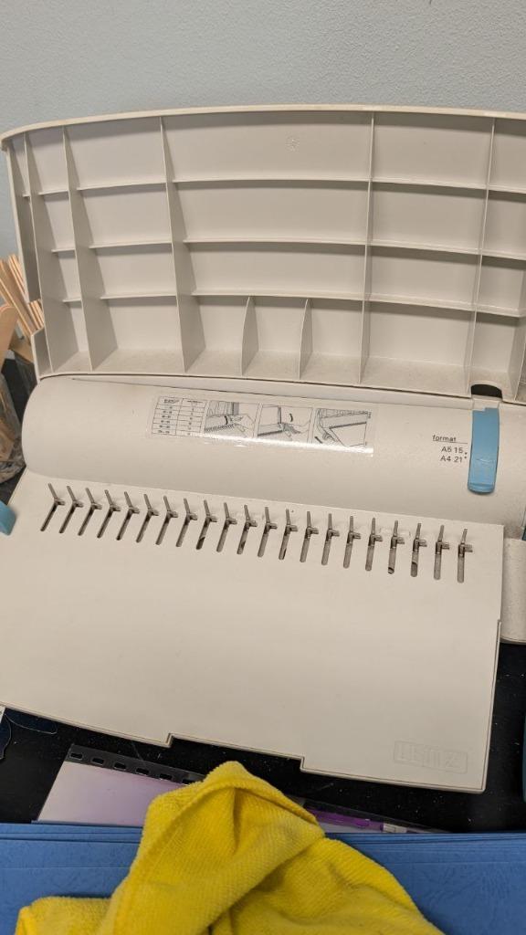 Leitz CB200 Inbindmachine, Diversen, Bureau-accessoires, Gebruikt, Ophalen