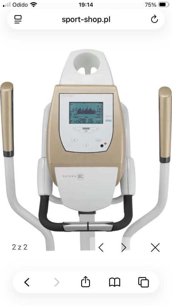 Kettler Satura E Crosstrainer - Topconditie!, Sport en Fitness, Fitnessapparatuur, Zo goed als nieuw, Crosstrainer, Benen, Metaal