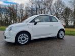 Fiat 500 Turbo, leder, navi, 2016, wit, schuif kanteldak, Auto's, Fiat, Origineel Nederlands, Te koop, 905 kg, Benzine