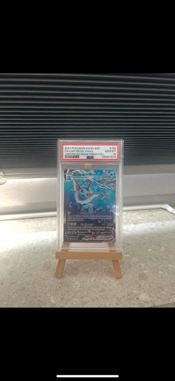 Vaporeon SWSH #182 PSA 10 beschikbaar voor biedingen