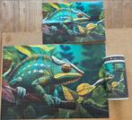 Kameleon puzzel 1000 stukje incl poster, Ophalen of Verzenden, Zo goed als nieuw
