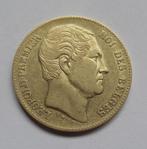 belgie 20 francs 1865, Verzenden, België, Goud