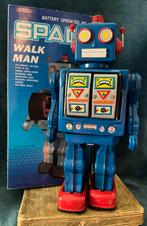 Battery operated blikken Space walk man robot in doos, Verzamelen, Ophalen of Verzenden, Nieuw