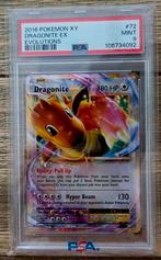 Dragonite EX 072/108 Evolutions PSA 9, Ophalen of Verzenden, Zo goed als nieuw, Losse kaart