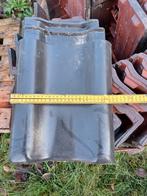 Gevelpannen/ kantpan/ dakpan/koramic, Doe-het-zelf en Verbouw, Dakpannen en Dakbedekking, Steen of Klei, Zwart, Ophalen of Verzenden