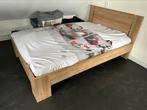 Tweepersoonsbed 160x200 incl lattenbodem en matras, Ophalen, Gebruikt, Wit, Tweepersoons