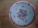 Gaaf GOLD IMARI schaal hand painted roze lila bloemen, Antiek en Kunst, Curiosa en Brocante, Ophalen of Verzenden