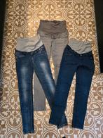 3 zwangerschapsbroeken jeans maat 36 prenatal mamalicious, Blauw, Mamalicious, Ophalen of Verzenden, Maat 36 (S)