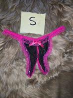 Open string maat s, Verzenden, Zwart, String